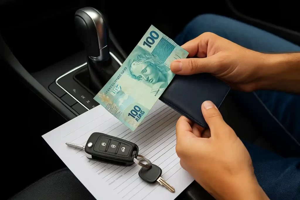 Caução no Aluguel de Carro