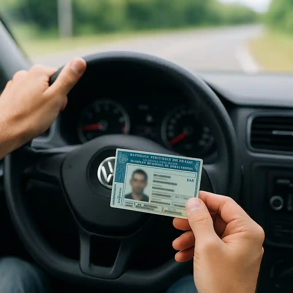 Como tirar a CNH EAR para motorista de aplicativo